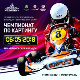 6.05.2018 - 1 этап Чемпионата Приморского края и Первенство по картингу